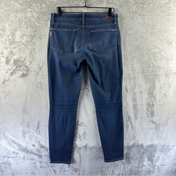 Paige Verdugo Ankle Jeans Women’s 30 Blue Dark Wash Skinny - Picture 11 of 11